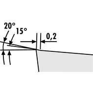 Wendeschneidplatte VCGT 130304-MN5 AWN15T